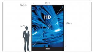 L' écran géant d'affichage professionnel vous garanti un grand succès grâce à la taille spectaculaire de son écran haute définition en pitch de 5.
