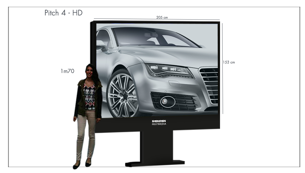 SHENZHEN Multimédia écran affichage digital à LED SMD SH-05 4/3