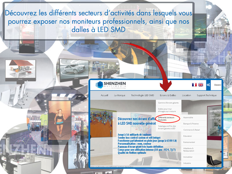 Les différents secteurs d’activités des moniteurs