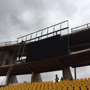 Panneau écran géant stade sportif Afrique