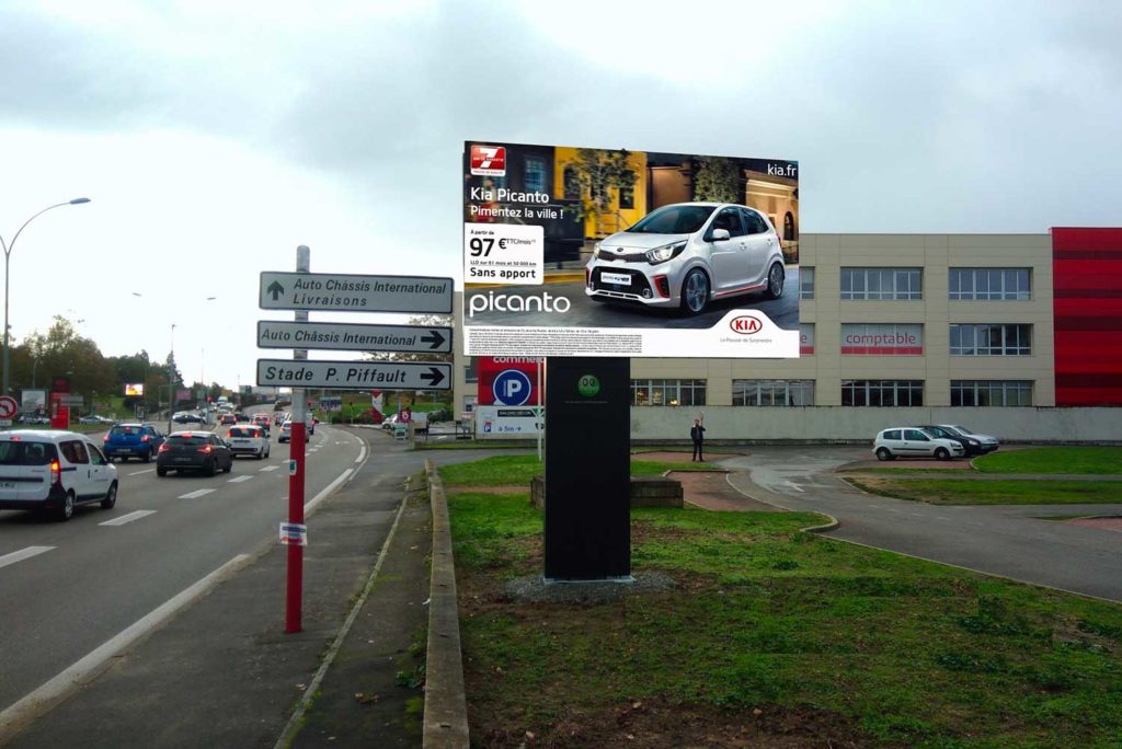 ecran geant led outdoor publicitaire haute definition mur d'image led exterieur