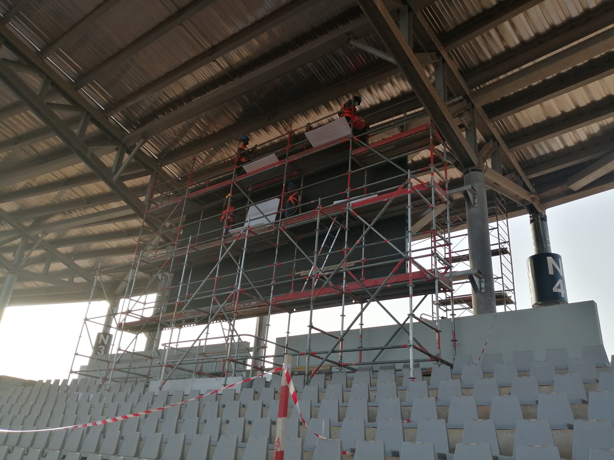 Écran géant stade