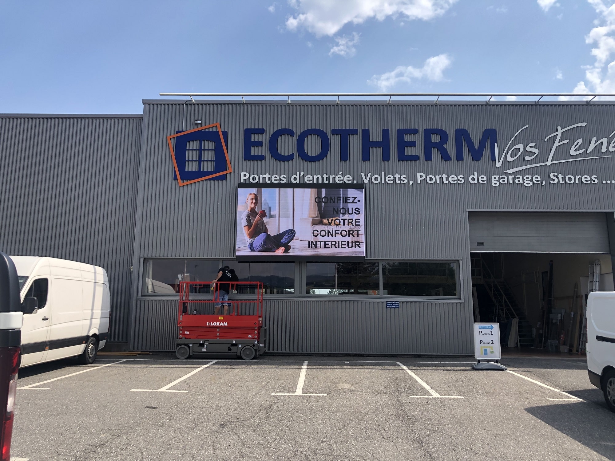 ECOTHERM s’offre un écran géant haute définition