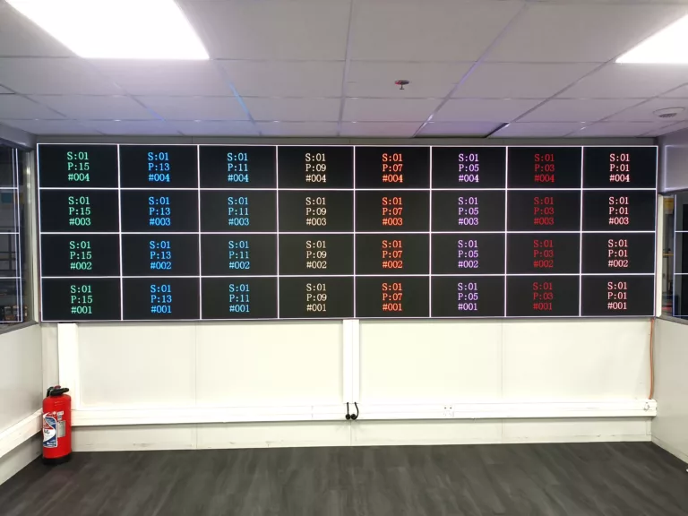 Paramétrage du mur LED